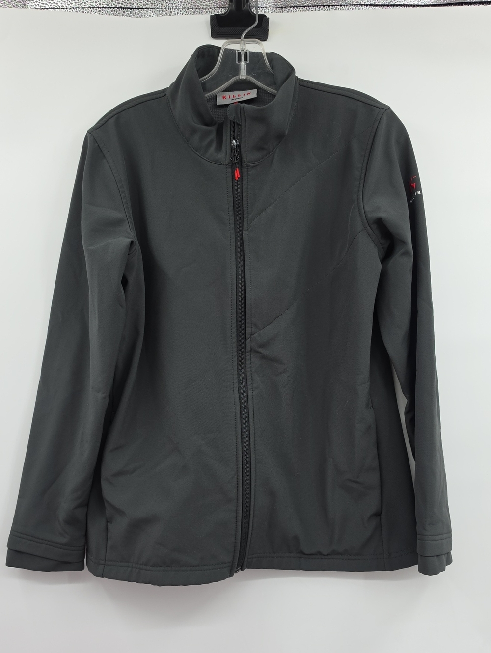 Killik Jacket Women's Gray Full Zip Softshell Waffle Lining Tactical Size M